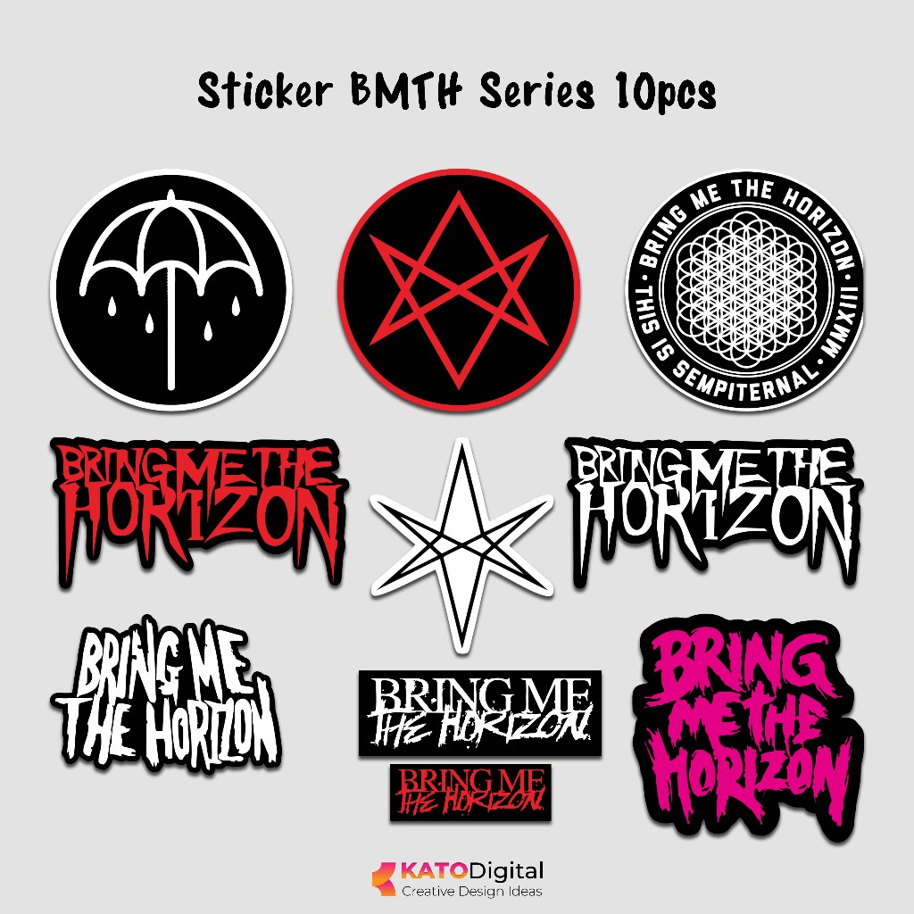 

Sticker Band Rock Metal BMTH Punk Musik Stiker Bring Me the Horizon HP Laptop Notebook Helm