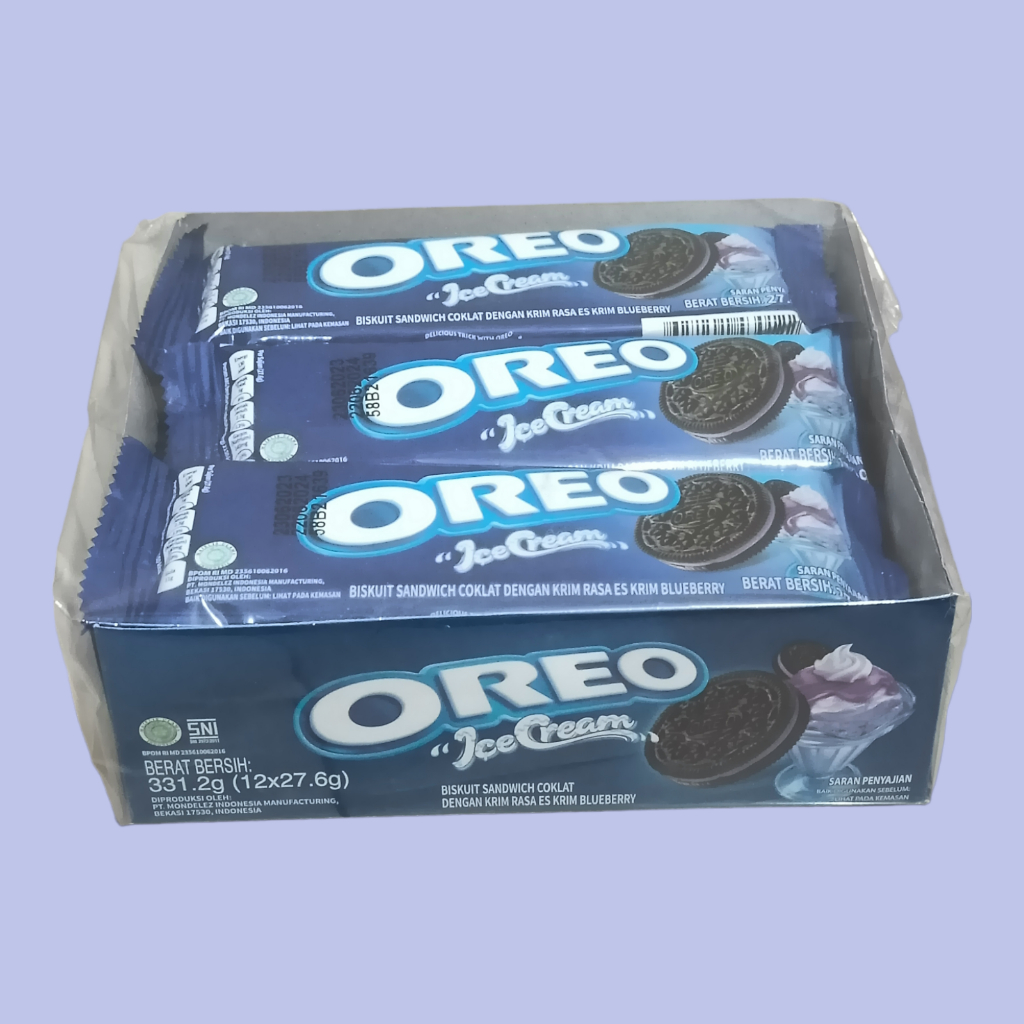 

Oreo Ice Cream Blueberry Biskuit [12 sachet/box]