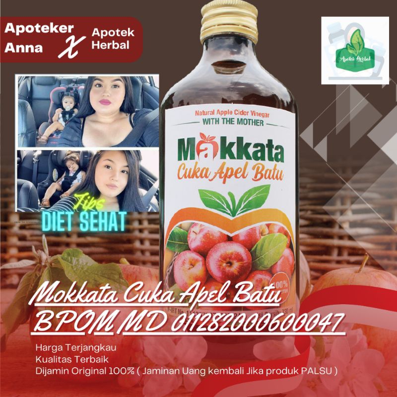 

CUKA APEL MAKKATA APEL BATU MALANG DETOX ALAMI 100% APEL ASLI SEGAR MENYEHATKAN KULIT & TUBUH