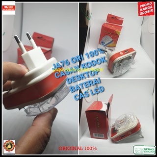 J76 Usb adaptor desktop casan kodok charger baterai lcd kualitas cas batere handphone led lampu peng
