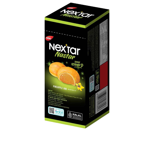 

[oddsolshop] pekanbaru/Nabati Nextar Nastar Cookies 8 PCS 11GR Pineapple Cookie Biskuit Nanas Nenas