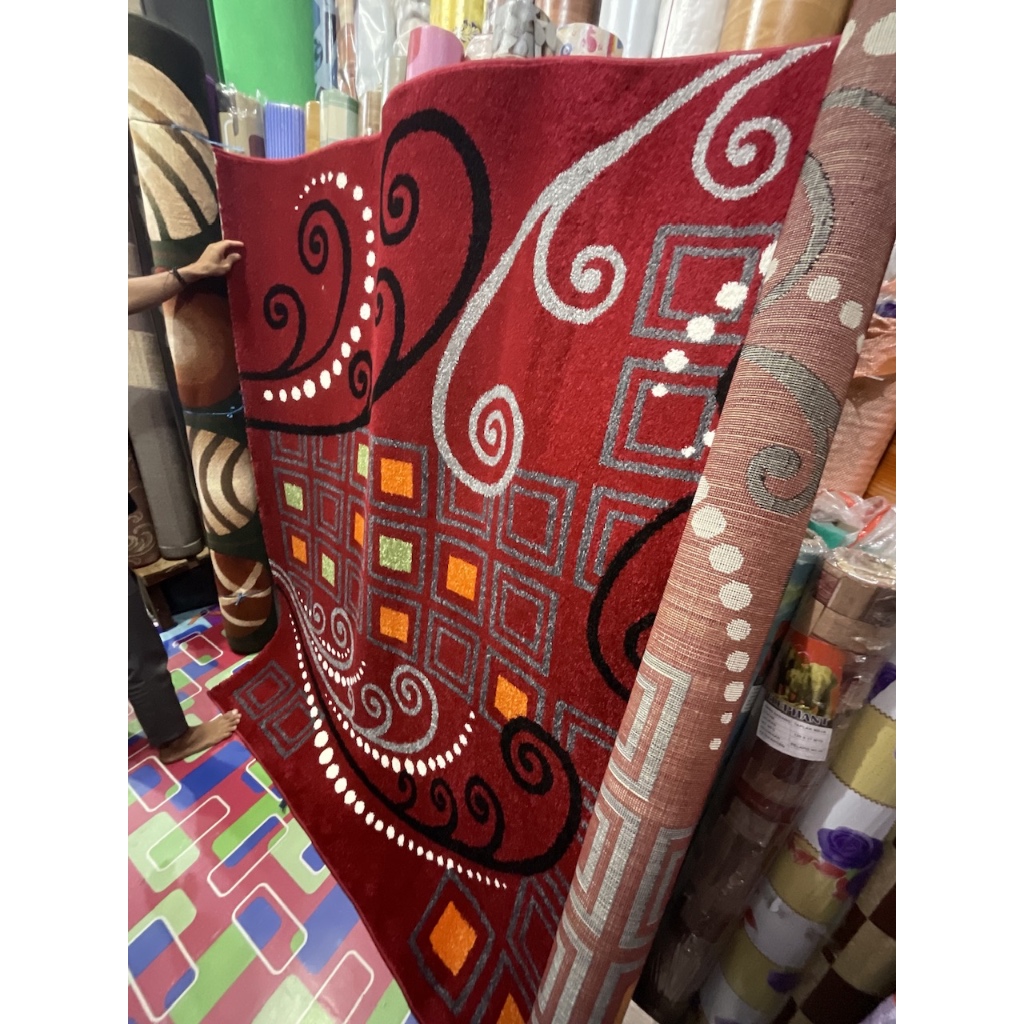 PARIS KARPET AMBAL HAMBAL TEBAL MOTIF KEKINIAN UKURAN 210x310