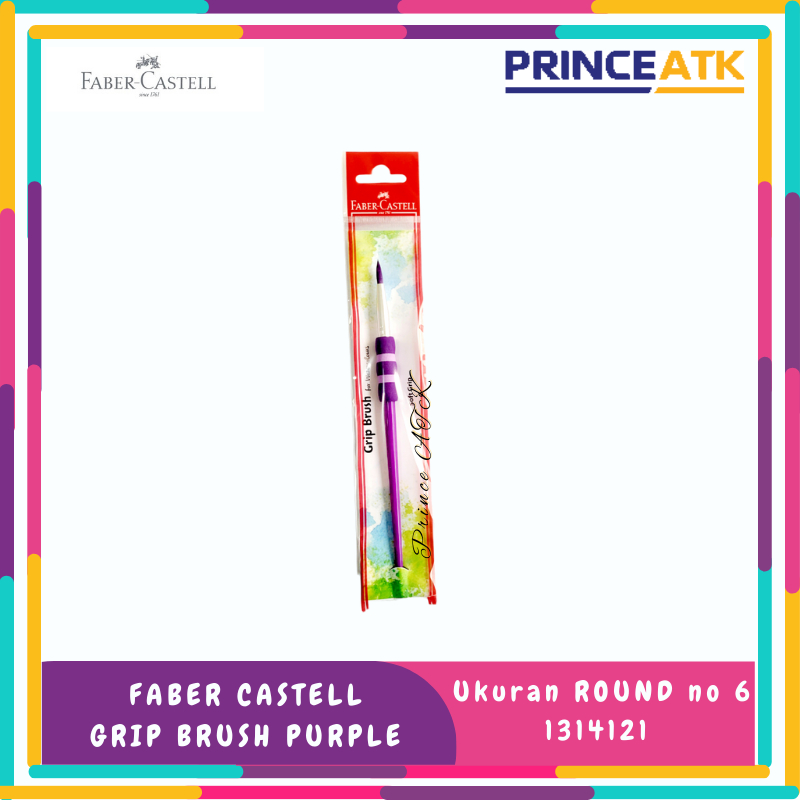 

GRIP BRUSH ROUND PURPLE SATUAN / KUAS LUKIS FABER CASTELL