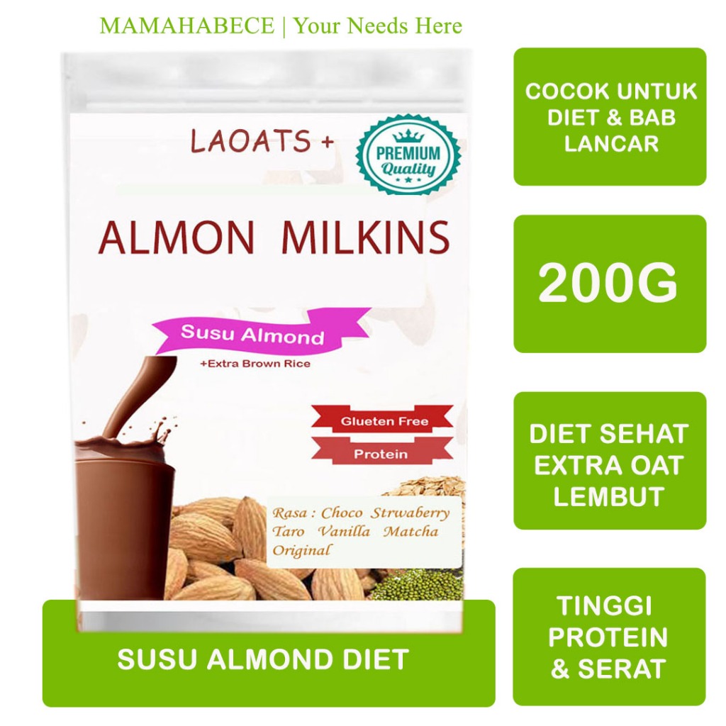 

Susu Almond Laoats (200G)