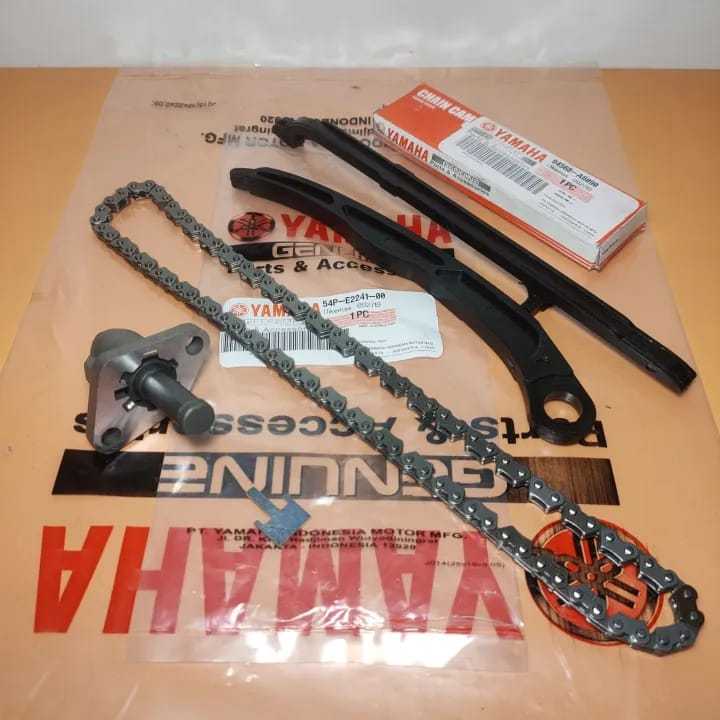paket rantai keteng Mio j+lidah Tensioner+tonjokan keteng Yamaha Mio j Mio soul GT Fino 115 X-Ride m