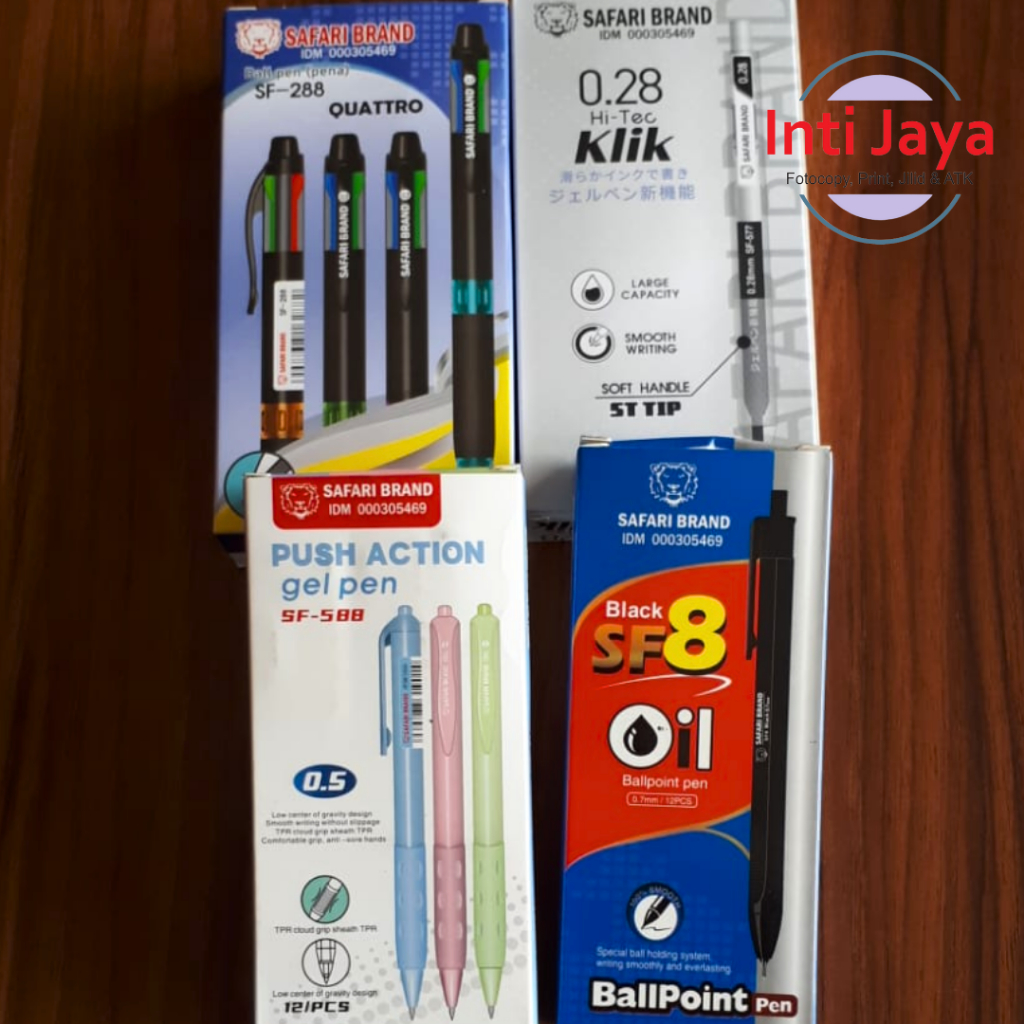 

Pulpen Safari 588/ sf8/ 577/ 288 per Lusin
