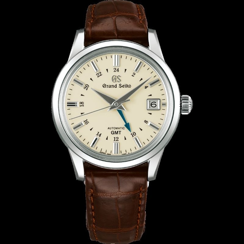 Jam tangan Automatic Grand Seiko GS GMT Elegance Collection Leather strap