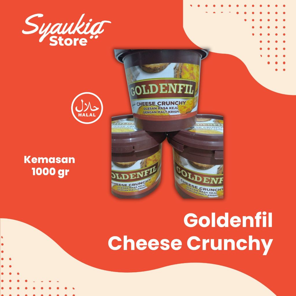 

GOLDENFIL 1 KG Goldenfil Cheese Spread / Cheese Chruncy 1 Kg