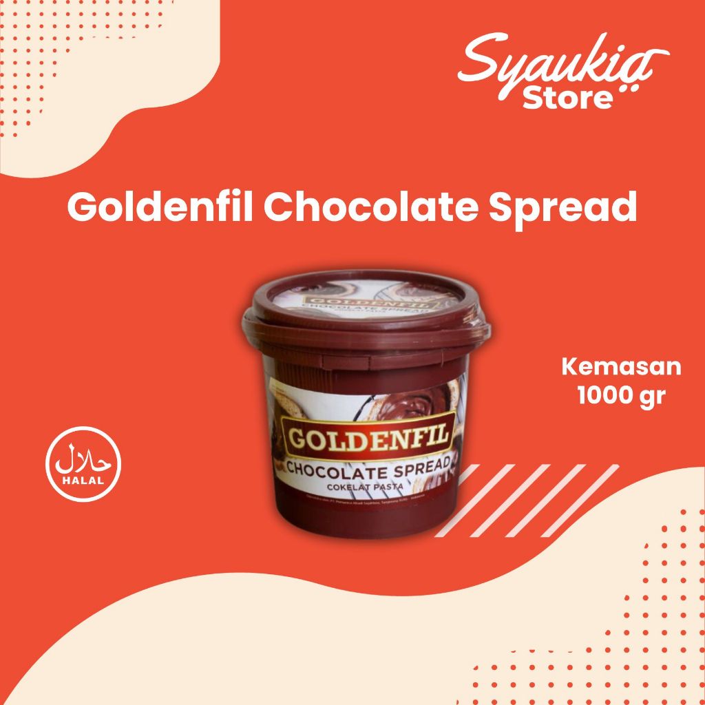 

(PROMO) GOLDENFIL Selai CRUNCHY | CHOCO | HAZELNUT | DARK CHOCO | TIRAMISU | GREEN TEA goldenfil chocolate spread / Coklat Pasta 1KG