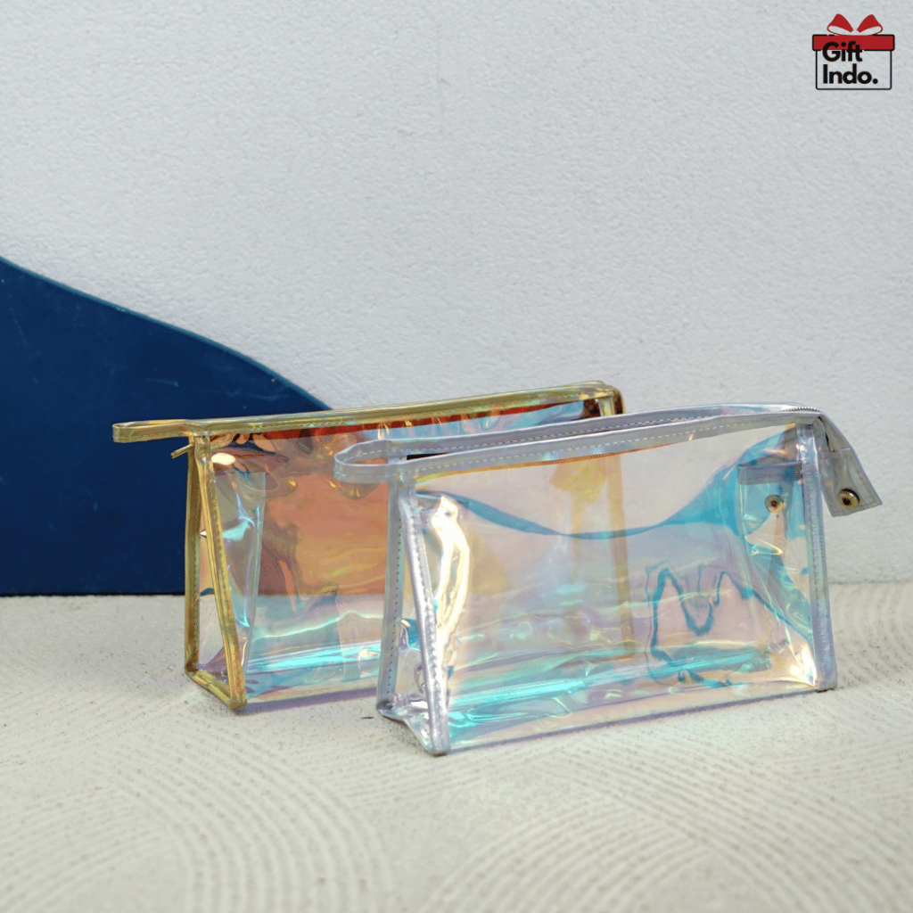 

Tas Mika PVC Hologram / Pouch Mika PVC Hologram / Tas Mika Transparan / Tas Plastik Holo I ACH07