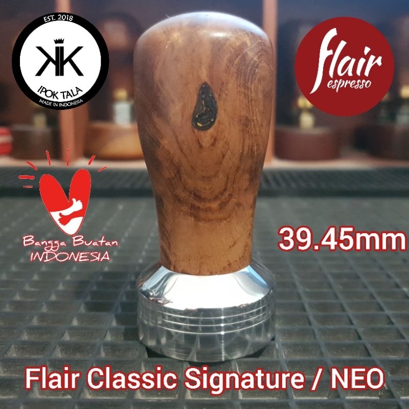 39.45mm Alluminium Tamper Flair Classic Signature Neo