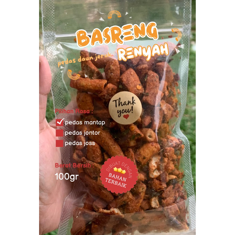 

BASRENG PEDAS DAUN JERUK / BASRENG TERMURAH ISI 100Gr