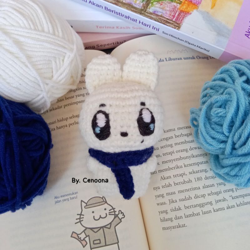 (0018) Doll Seventeen Dokyeom DK Rabbit Rajut Amigurumi