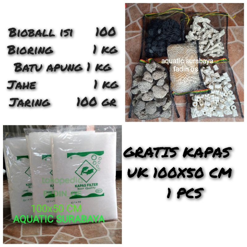 PAKET LENGKAP FILTER KOLAM KOI SIAP PAKAI