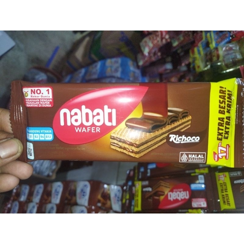 

Wafer Nabati Coklat Rtg Isi10pcs