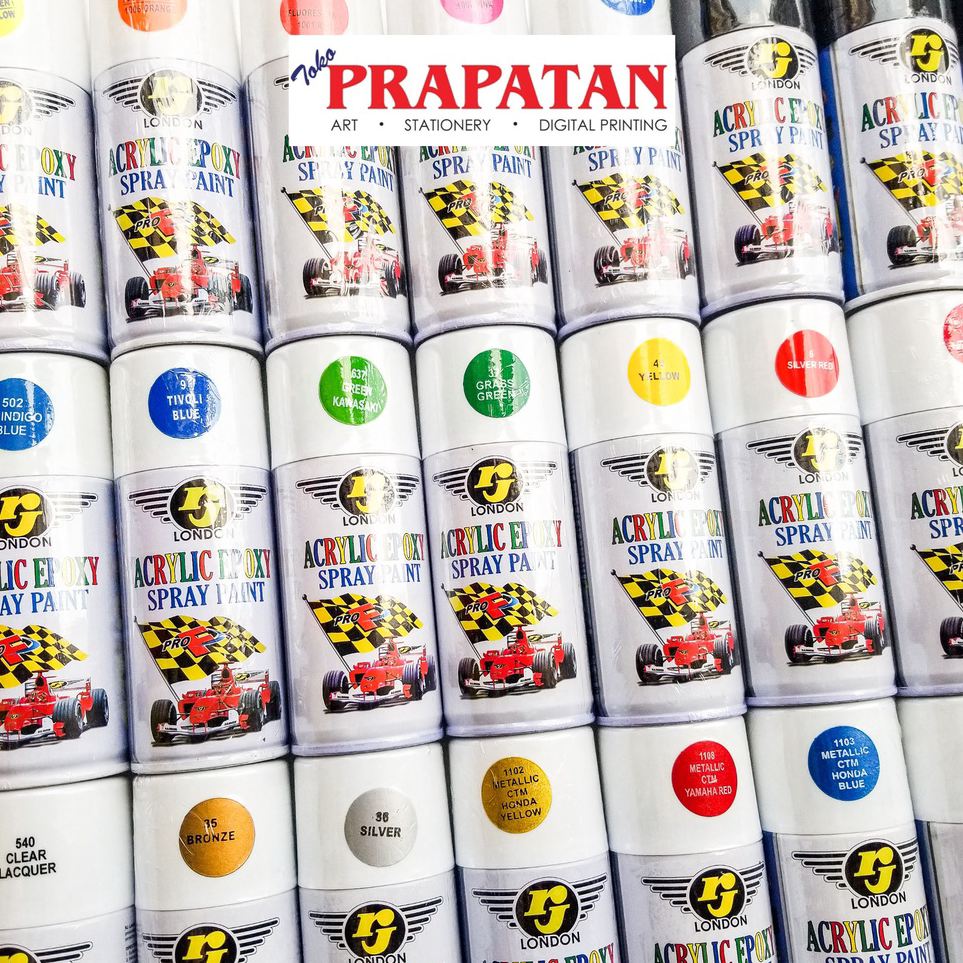 

Promo RJ London Acrylic Epoxy Spray Paint 150cc / Cat Pilox /Cat Piloks