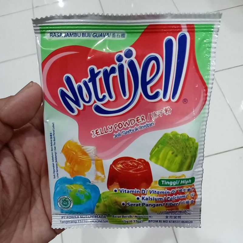 

Mahbubah - Nutrijell 15 g Jeli Serbuk Instan Rasa Jambu Biji