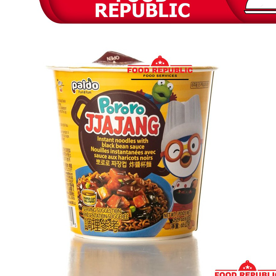 Baru PORORO JJAJANGMYUN 65 GR JAJANGMEN JAJANGMYEON CHAJANG MIE ANAK INSTANT