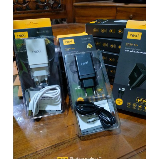 Super Promo REXI Charger mikro CC20-Ms 2A⚡FAST CHARGING