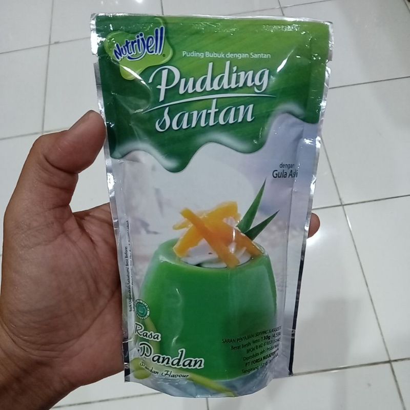 

Mahbubah - Nutrijell 130 g Puding Bubuk dengan Santan Rasa Pandan