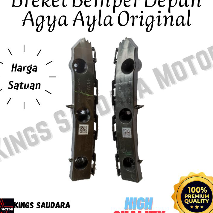 Model Terkini Breket Bemper Depan Agya Ayla 2014 - 2021 Original Best Seller Produk