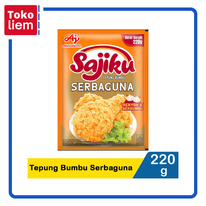 

Ajinomoto Tepung Bumbu Sajiku Serbaguna 220g