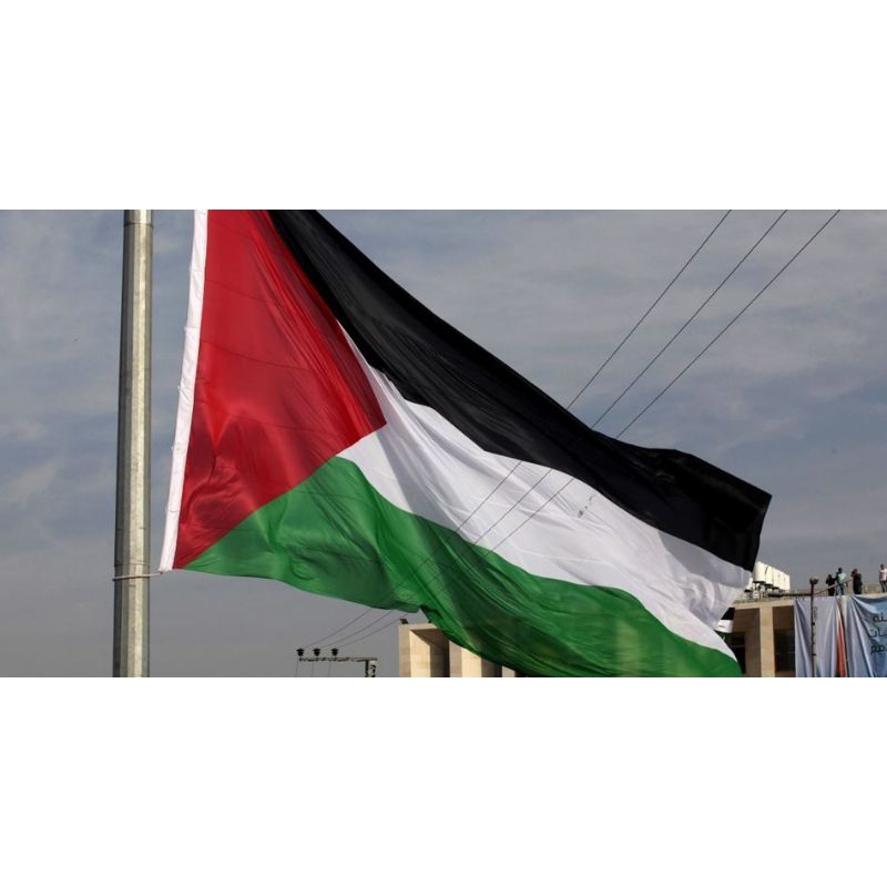 BENDERA PALESTINA UKURAN SEDANG