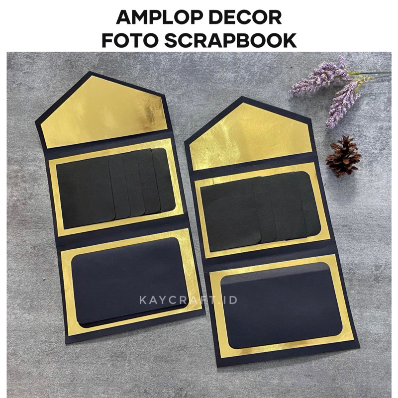 

Amplop Decor Cinta Scrapbook isi foto Kamu (15x10cm)