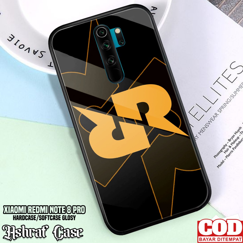 Case XIAOMI REDMI NOTE 8 PRO - Casing Hp XIAOMI REDMI NOTE 8 PRO ( RRQ ) Silikon Hp - Softcase Glass