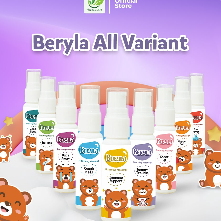 Terlaris Beryla Baby Soothing Massage Essential Oil All Variant