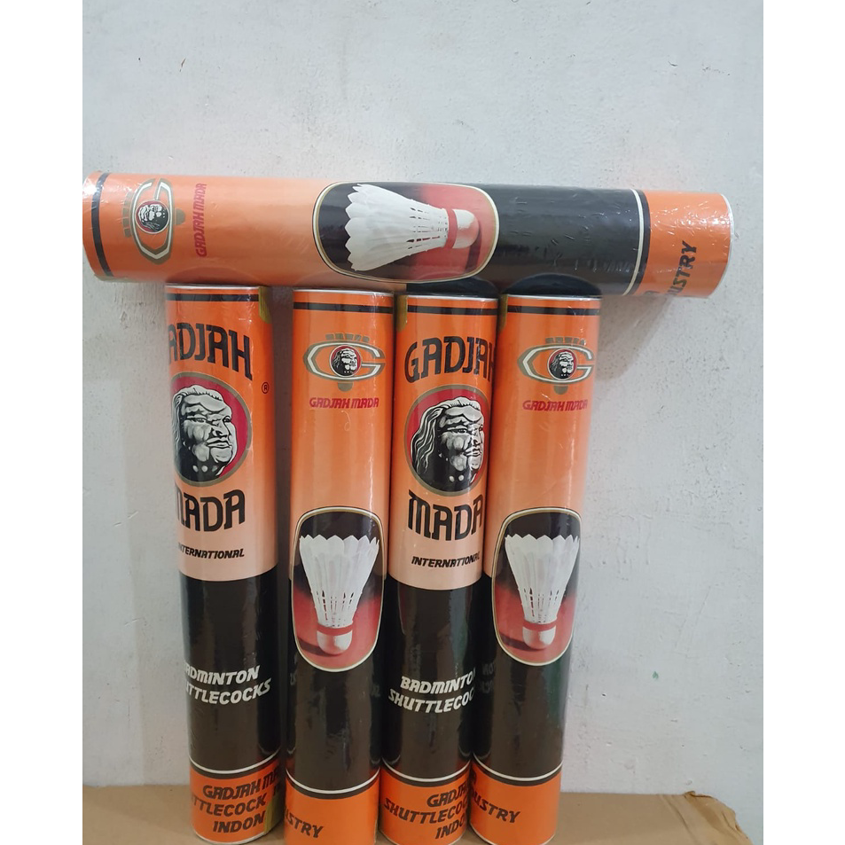 Terbaru SHUTTLECOCK / COCK/ KOK BADMINTON GAJAH MADA ORANGE INTERNASIONAL ISI 12 Terbatas