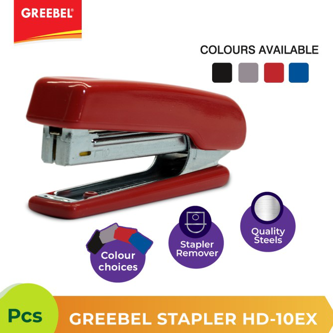 

✔️Splash⚡ Jepretan Kertas Steples Stepler Stapler Greebel HD-10EX isi 10-1M