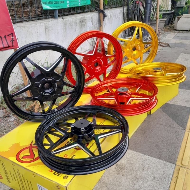 VELG VND V SPEED VARIO 125 / VARIO 150 ORIGINAL VND V SPEED GOOD QUALITY