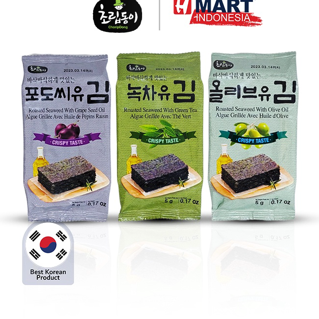 

Super Sale Choripdong Roasted Seaweed - Rumput Laut / Nori Aneka Rasa Asli Korea Grosir
