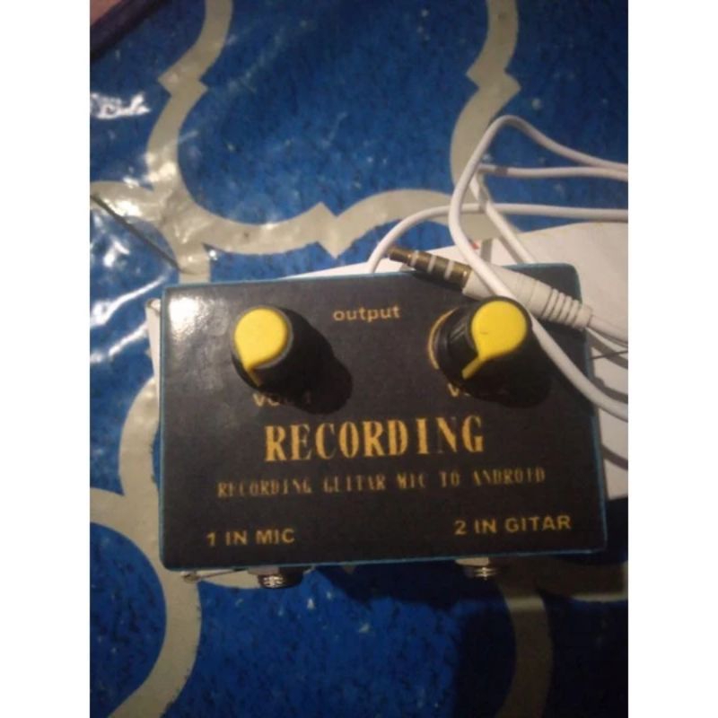 alat recoding gitar dan mic langsung ke hp android