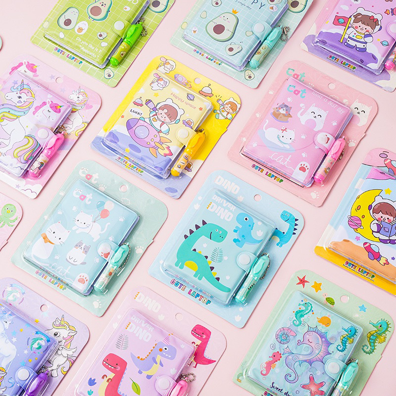 

BUKU DIARY KANCING FREE PEN | NOTEBOOK MINI | BUKU AGENDA KECIL