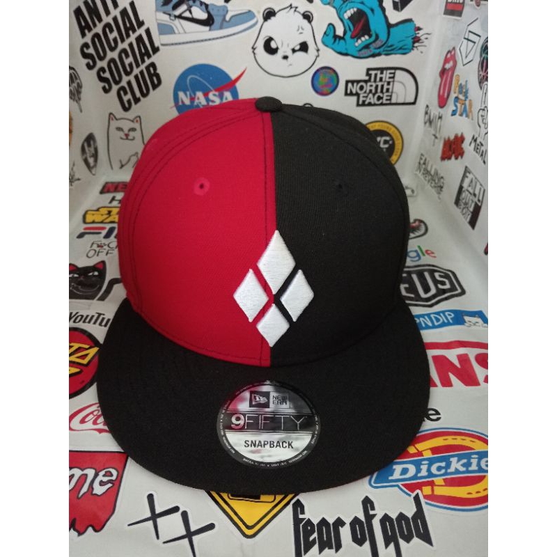 Topi Snapback new era x dc comic harley queen
