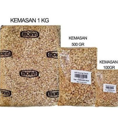 

➛➙❅⋆ Morin Kacang Tanah Sangrai / Tumbuk / Cacah Panggang 500gr, 250gr, 100gr REPACK