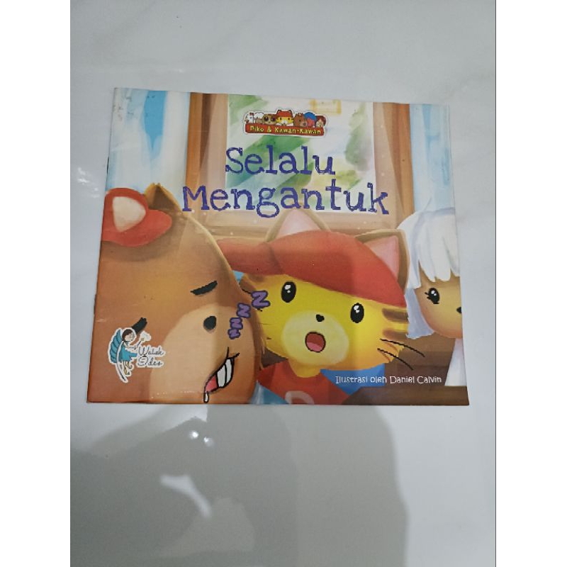 Buku cerita anak Piko dan kawan kawan selalu mengantuk
