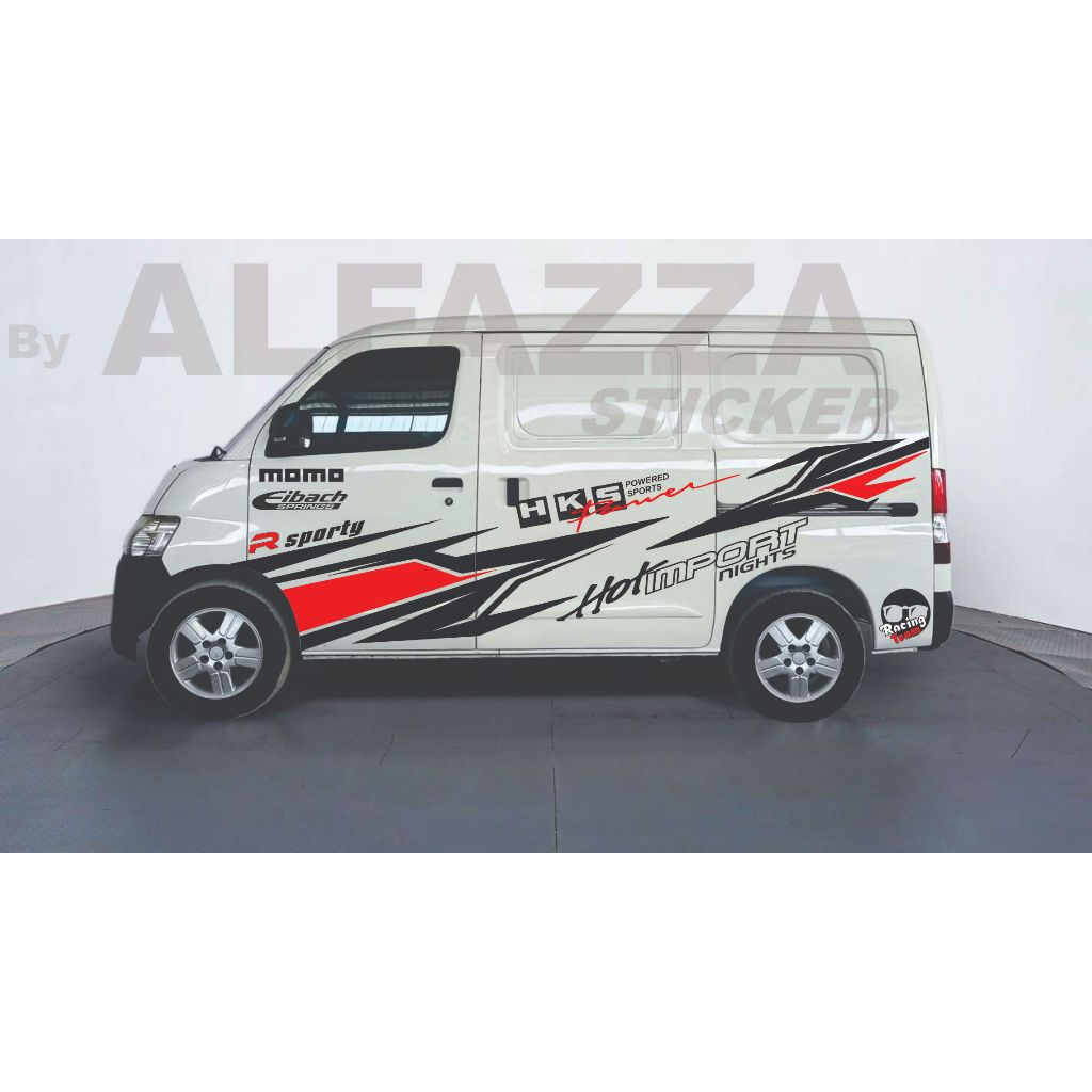 0383 cutting sticker mobil grand max blindvan grandmax minibus avp luxsio dll