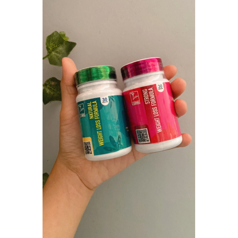 L SLIMMING Natural weight Loss (IJO) / Pelangsing natural Strong (Pink) / obat diet herbal ampuh isi