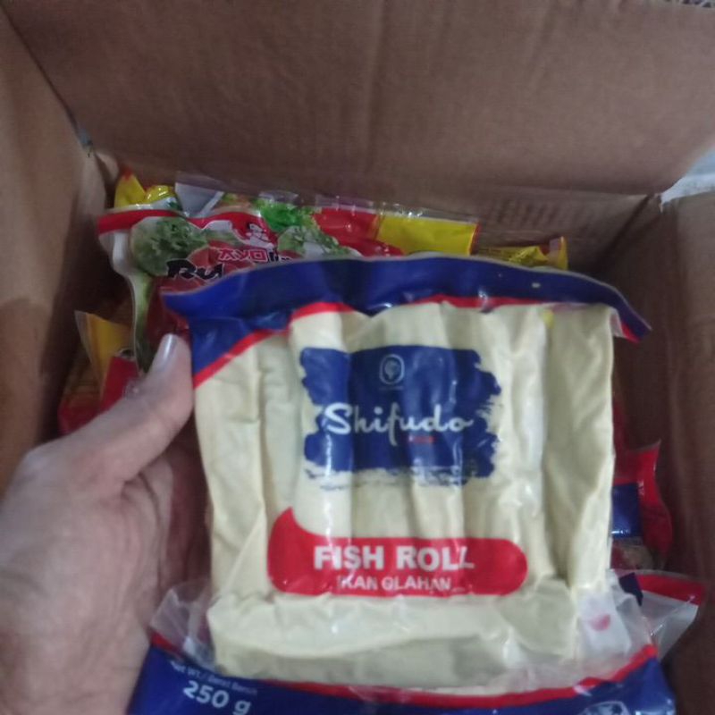 

rasakan sensasi olahan ikan fish roll shifudo 250Gram