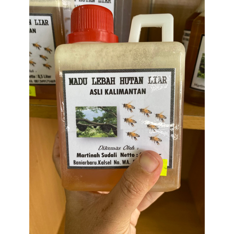 

madu lebah hutan 500ml