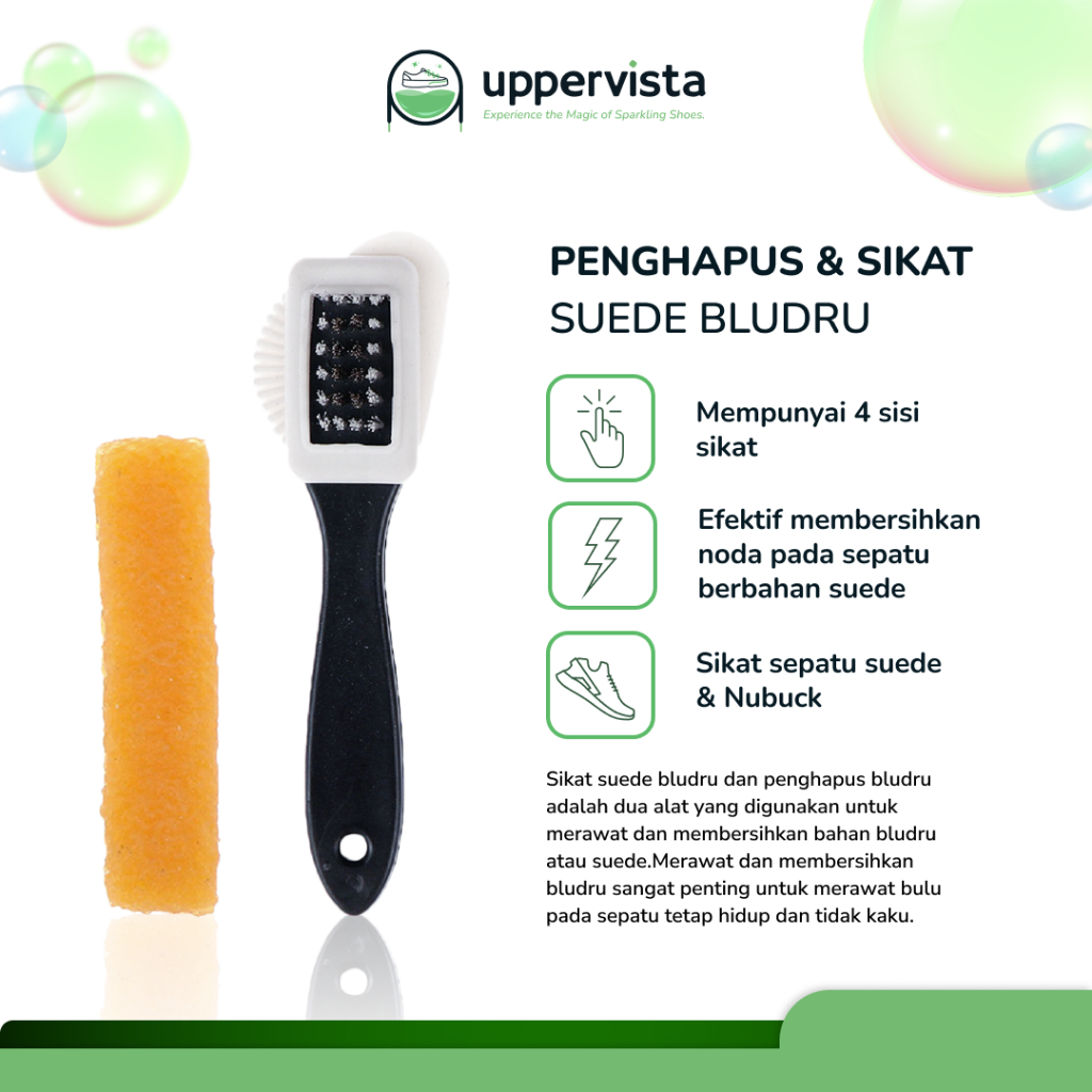 READY STOCK Paket Sikat Suede dan Penghapus - Penghapus Suede, Sepatu Suede, Aksesoris Sepatu,