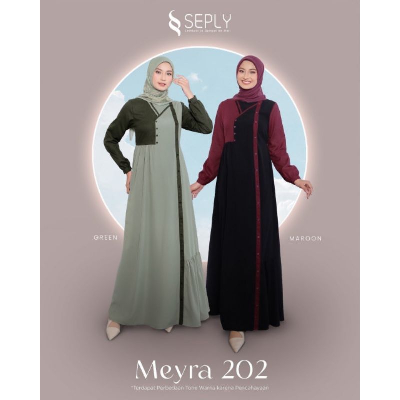 SEPLY MEYRA 202 MAROON | GAMIS SEPLY TERBARU