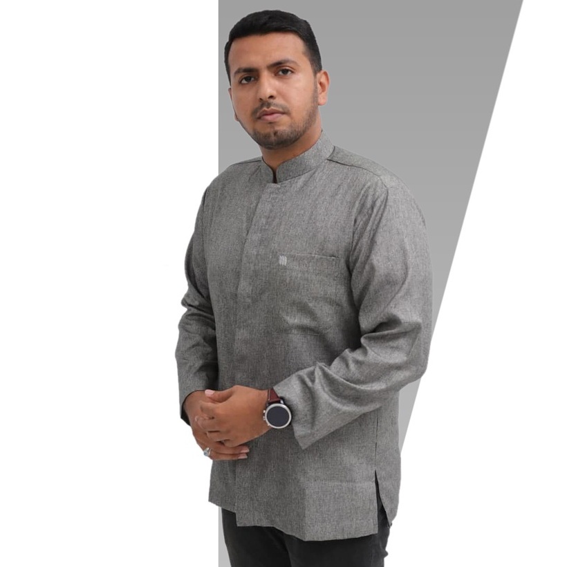 Baju Koko Exclusive Katun Madinah Kancing
