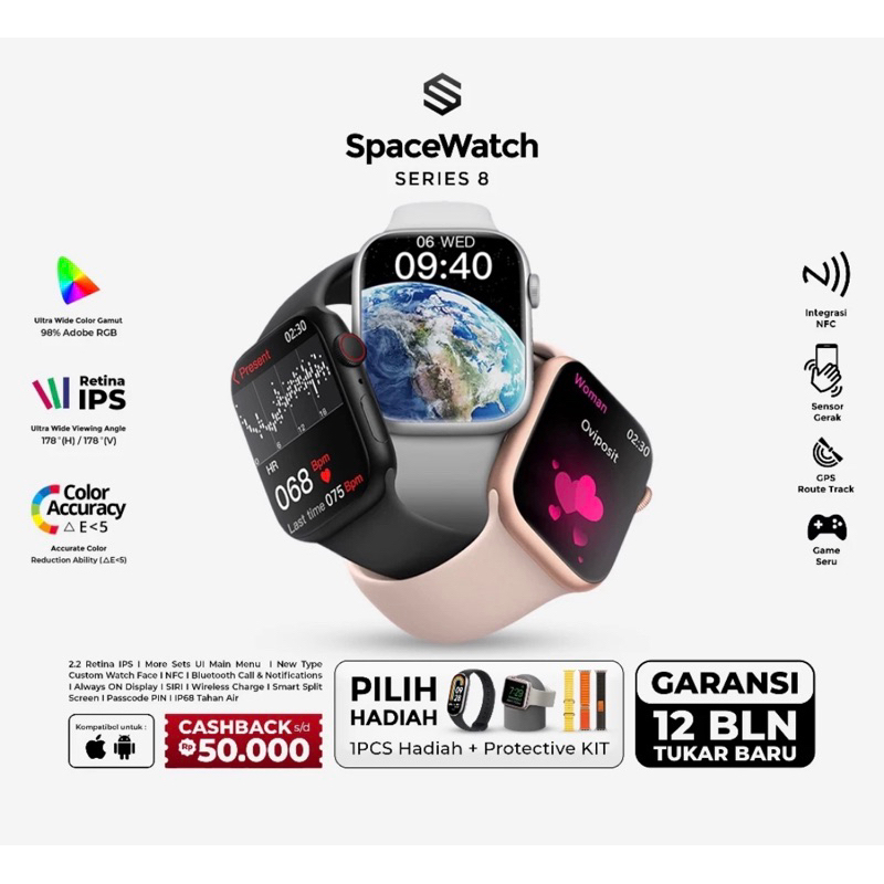 smartwatch InfiniteSpace series 8