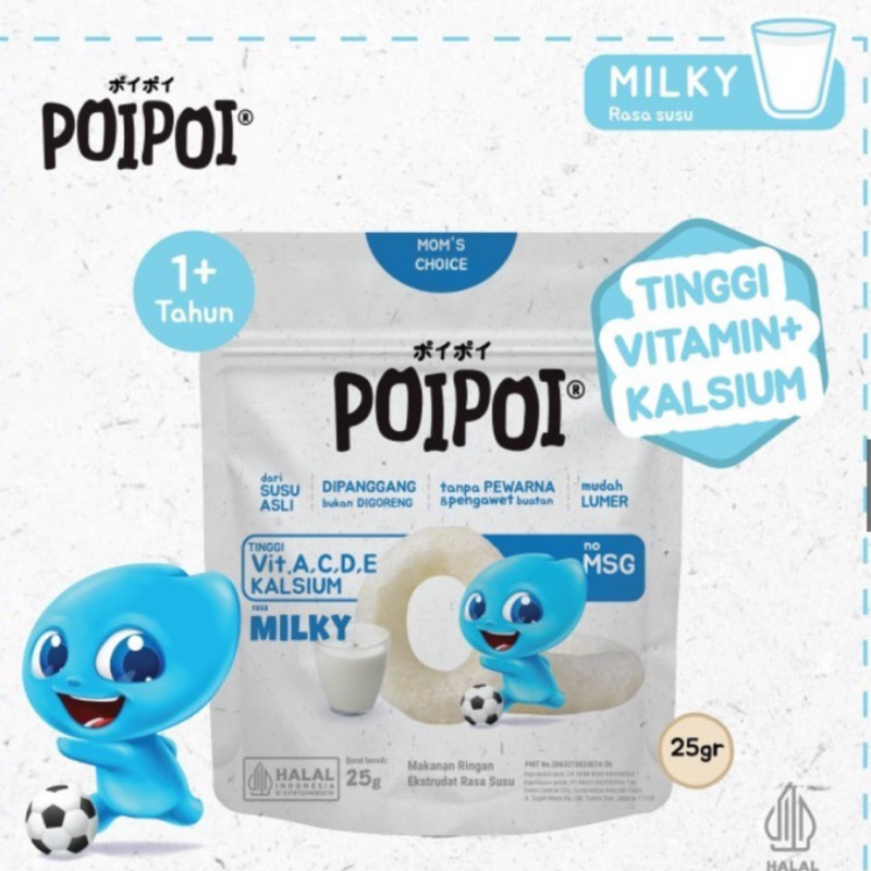 

poipoi SNACK bervitamin no MSG 25 gr 1tahun+