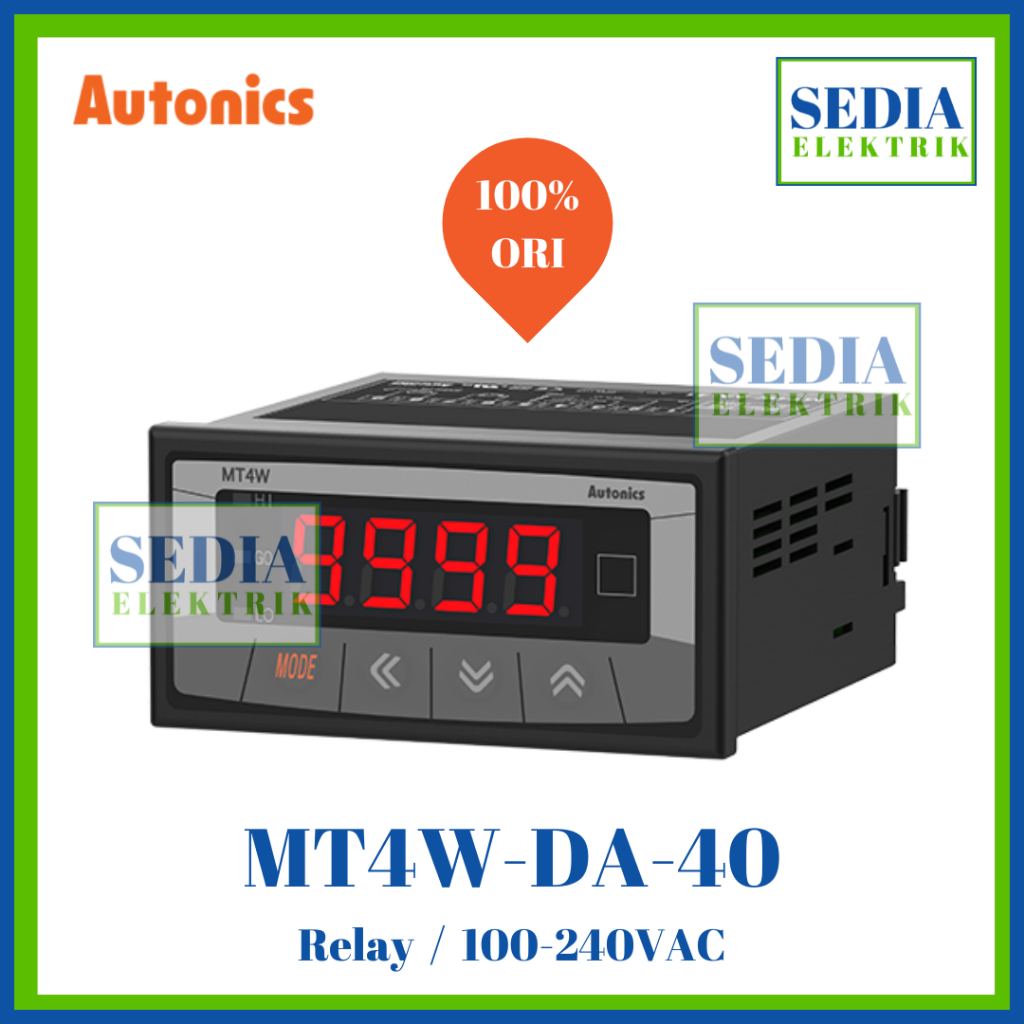 AUTONICS MT4W-DA-40 MT4W DA 40 PANEL METER