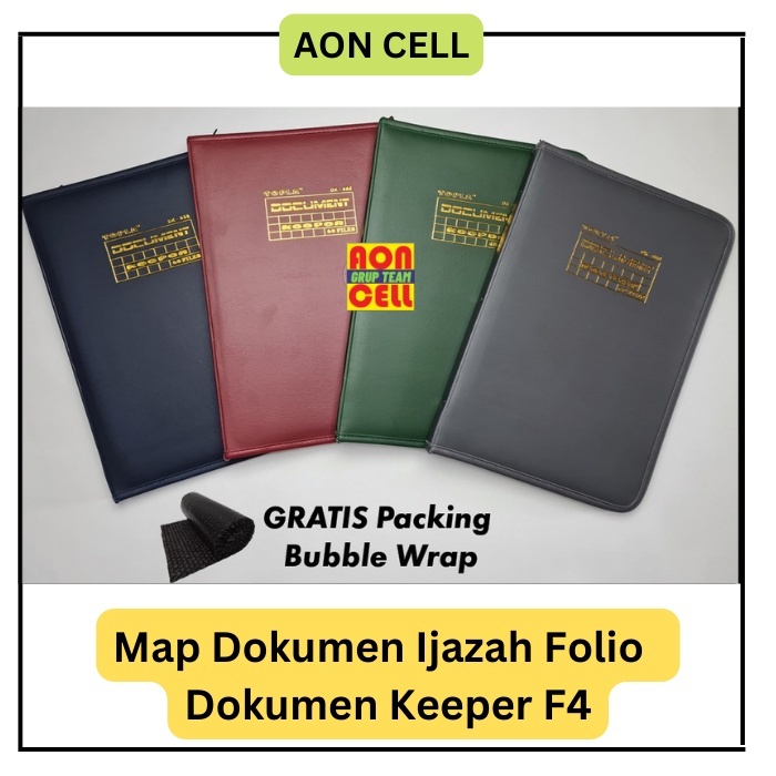 

Map Dokumen Ijazah Folio Dokumen Keeper F4 anti air waterproof filing